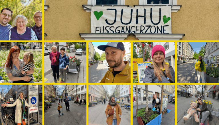 Wir wollen eine dauerhafte Fußgängerzone!